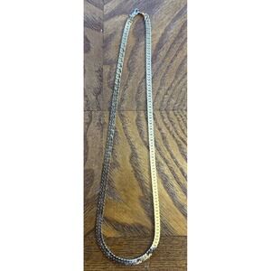 20 Inch Gold Played Herring Bone Chain 20.5 Grams